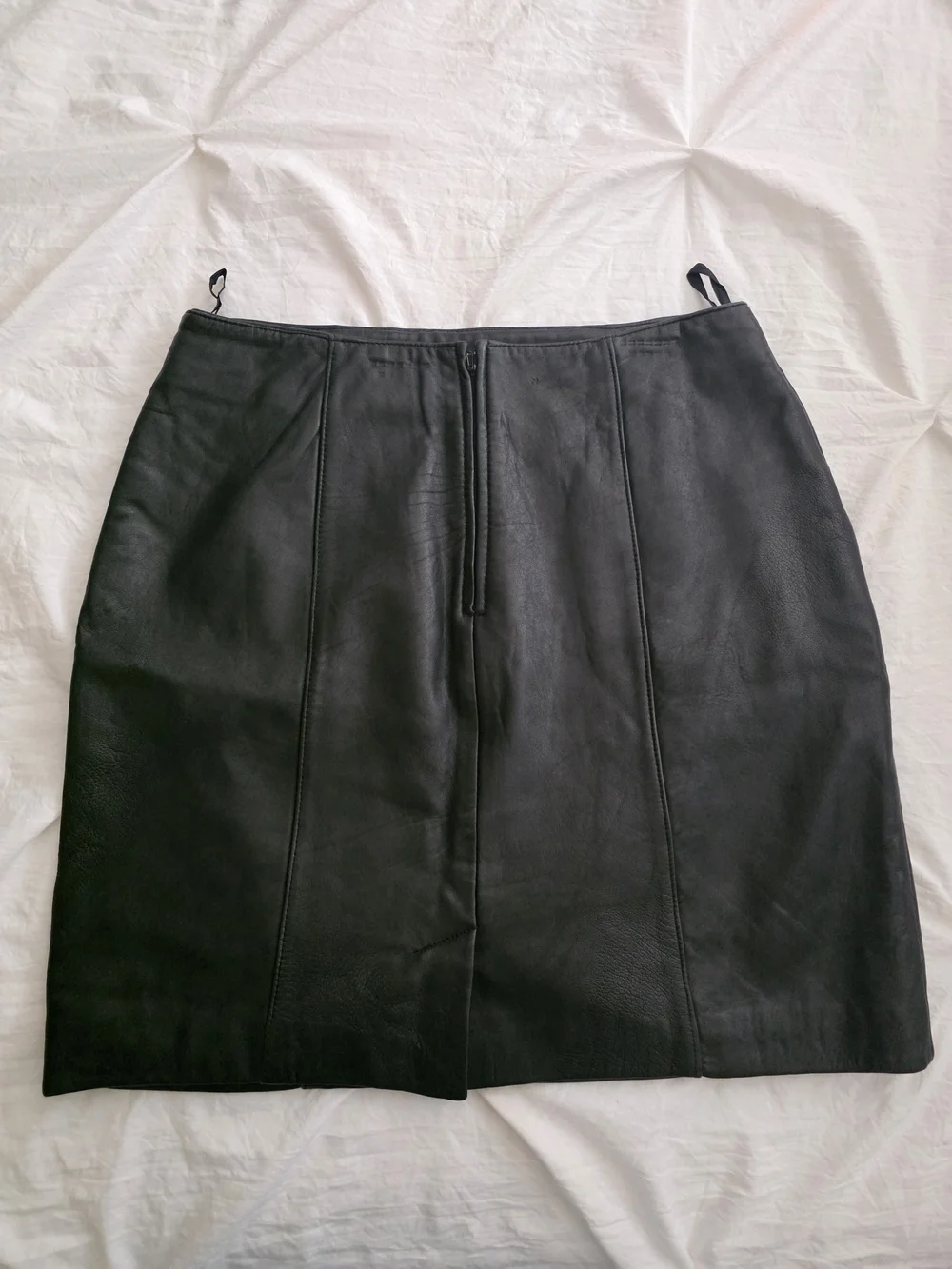 Mixit Black Leather Panel Pencil Skirt